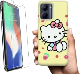 etui-na-realme-c33-telefon-wzory-hello-kitty-szklo