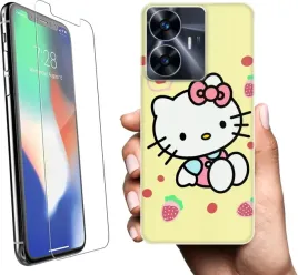 etui-na-realme-c55-telefon-wzory-hello-kitty-szklo
