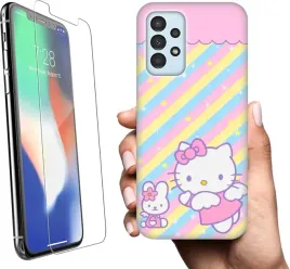etui-na-samsung-galaxy-a13-telefon-wzory-hello-kitty-szklo