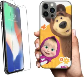 etui-na-apple-iphone-13-pro-max-telefon-wzory-masza-i-niedzwiedz-szklo