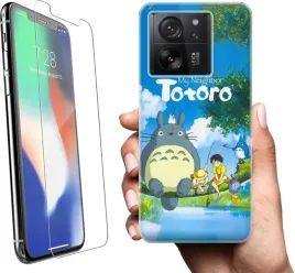 etui-na-xiaomi-13t-telefon-wzory-totoro-szklo