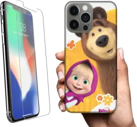 etui-na-apple-iphone-13-pro-telefon-wzory-masza-i-niedzwiedz-szklo