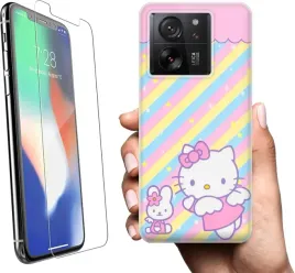etui-na-xiaomi-13t-telefon-wzory-hello-kitty-szklo