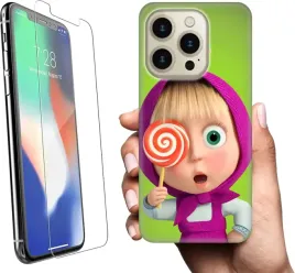 etui-na-apple-iphone-14-pro-telefon-wzory-masza-i-niedzwiedz-szklo
