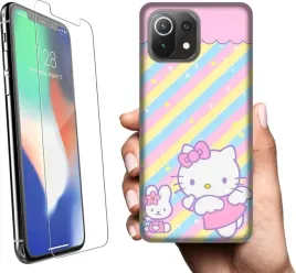 etui-na-xiaomi-mi-11-lite-5g-telefon-wzory-hello-kitty-szklo