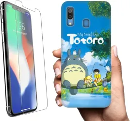 etui-na-samsung-galaxy-a30-telefon-wzory-totoro-szklo