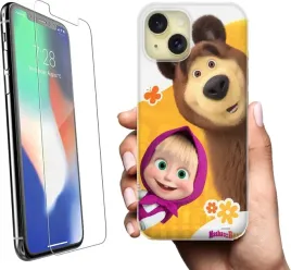 etui-na-apple-iphone-15-plus-telefon-wzory-masza-i-niedzwiedz-szklo