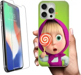 etui-na-apple-iphone-15-pro-telefon-wzory-masza-i-niedzwiedz-szklo