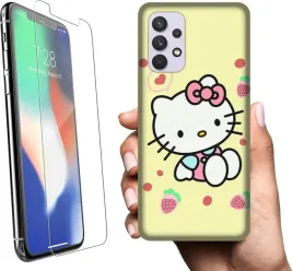 etui-na-samsung-galaxy-a32-4g-telefon-wzory-hello-kitty-szklo