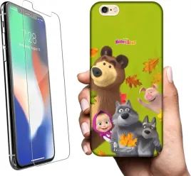 etui-na-apple-iphone-6-plus-telefon-wzory-masza-i-niedzwiedz-szklo