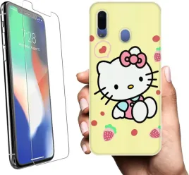 etui-na-samsung-galaxy-a40-telefon-wzory-hello-kitty-szklo
