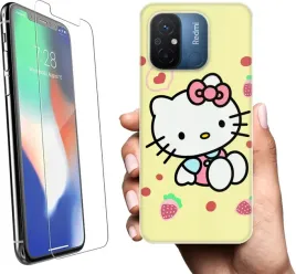 etui-na-xiaomi-redmi-12c-telefon-wzory-hello-kitty-szklo