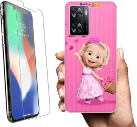 etui-na-oppo-a57-4g-telefon-wzory-masza-i-niedzwiedz-szklo
