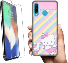 etui-na-huawei-p30-lite-telefon-wzory-hello-kitty-szklo