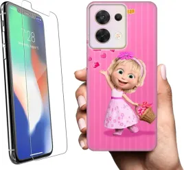 etui-na-oppo-reno8-telefon-wzory-masza-i-niedzwiedz-szklo