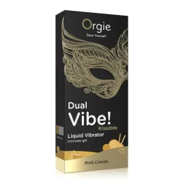 orgie-wibrator-w-plynie-dual-vibe-pina-colada-kissable-15-ml