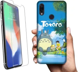 etui-na-xiaomi-redmi-note-7-telefon-wzory-totoro-szklo