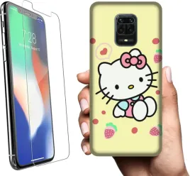 etui-na-xiaomi-redmi-note-9-pro-telefon-wzory-hello-kitty-szklo