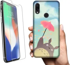 etui-na-xiaomi-redmi-note-7-telefon-wzory-totoro-szklo