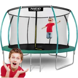 trampolina-ogrodowa-dla-dzieci-12ft-374cm-z-drabinka-neo-sport