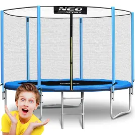 Zdjęcie produktu Trampolina ogrodowa dla dzieci 6ft/183cm z drabinką Neo-Sport
