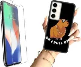 etui-na-telefon-samsung-galaxy-s23-rozne-wzory-kapibara-szklo