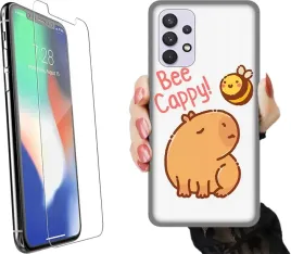 etui-na-telefon-samsung-galaxy-a32-4g-rozne-wzory-kapibara-szklo
