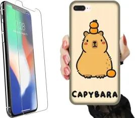 etui-na-telefon-apple-iphone-8-plus-rozne-wzory-kapibara-szklo