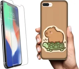 etui-na-telefon-apple-iphone-8-plus-rozne-wzory-kapibara-szklo