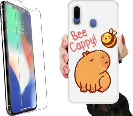etui-na-telefon-samsung-galaxy-a40-rozne-wzory-kapibara-szklo