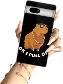 etui-na-telefon-google-pixel-7a-rozne-wzory-kapibara