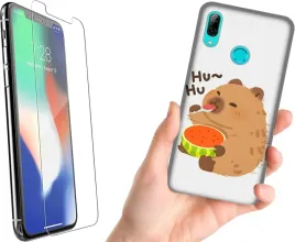 etui-na-telefon-huawei-p-smart-2019-rozne-wzory-kapibara-szklo