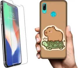 etui-na-telefon-huawei-p-smart-2019-rozne-wzory-kapibara-szklo
