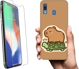 etui-na-telefon-samsung-galaxy-a30-rozne-wzory-kapibara-szklo