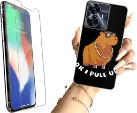 etui-na-telefon-realme-c55-rozne-wzory-kapibara-szklo