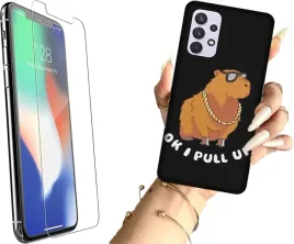 etui-na-telefon-samsung-galaxy-m32-5g-rozne-wzory-kapibara-szklo