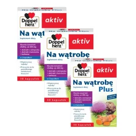 Zdjęcie produktu 3x Doppelherz® aktiv Na wątrobę Plus, 3x30 kapsułek ZESTAW