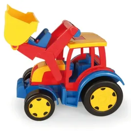 gigant-traktor-ladowarka-czerwono-zolta-pojazd-koparka-wader-66009
