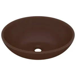 owalna-umywalka-ceramiczna-matowy-ciemny-braz-400x330x135-mm