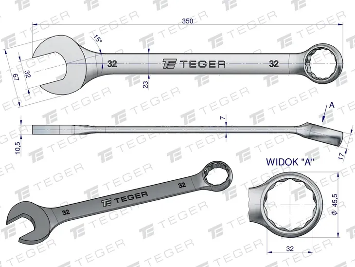 klucz-plasko-oczkowy-32-mm-teger-kod-producenta-t-w-nwkpo32