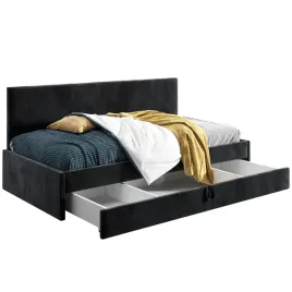 lozko-mlodziezowe-100x200-comfort-dani-czarny-szuflada