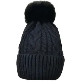 czapka-zimowa-dziecieca-mlodziezowa-cieplutka-pompon-czarna