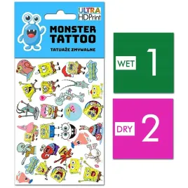 tatuaze-zmywalne-dla-dzieci-spongebob-wzory-oryginalne