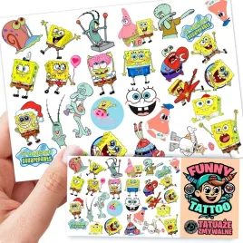 tatuaze-zmywalne-dla-dzieci-dzieciece-spongebob-wzory-jakosc