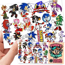 tatuaze-zmywalne-dla-dzieci-sonic-wzory-oryginalne