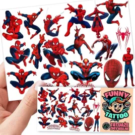 tatuaze-zmywalne-dla-dzieci-spiderman-wzory-oryginalne