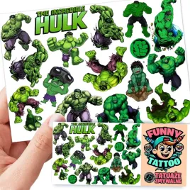 tatuaze-zmywalne-dla-dzieci-hulk-wzory-oryginalne