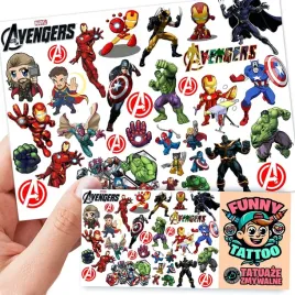 tatuaze-zmywalne-dla-dzieci-avengers-wzory-oryginalne