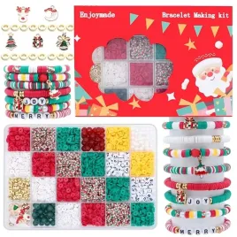 zestaw-koralikow-do-robienia-bransoletek-zawieszki-koraliki-swiateczne-xmas
