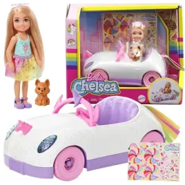 teczowy-zestaw-lalka-chelsea-barbie-autko-piesek-mattel-na-prezent